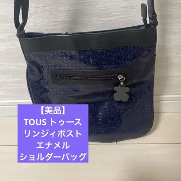 [ TOUS ] 새상품급 린지이 엽서 에나멜 숄더백