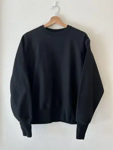 Healthknit 블랙 맨투맨 M