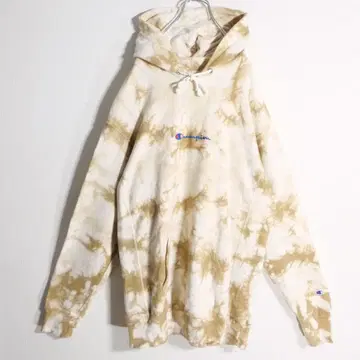 챔피온 리버스 위브 후드티 풀오버 XL 타이다이 패턴
