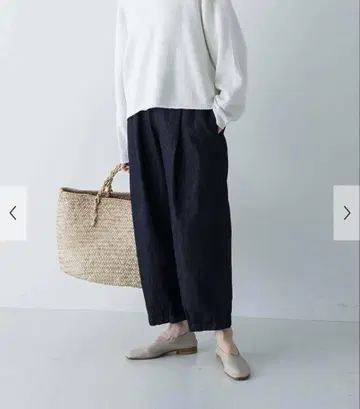 카구레 데님 크롭 팬츠