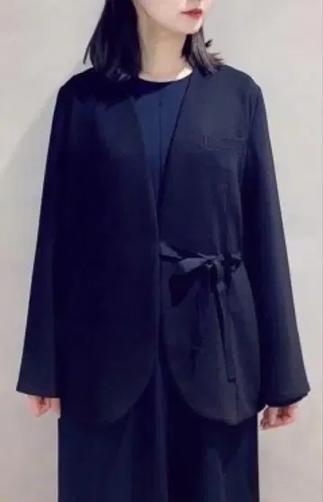 LAGUNAMOON 러그나무 문 노카라 자켓 M 블랙