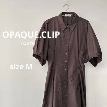 [OPAQUE.CLIP TOKYO] 오파크 클립 셔츠 원피스