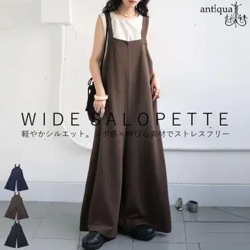 새상품급*완판템*antiqua*성숙/러블리 루즈핏 와이드 살로펫
