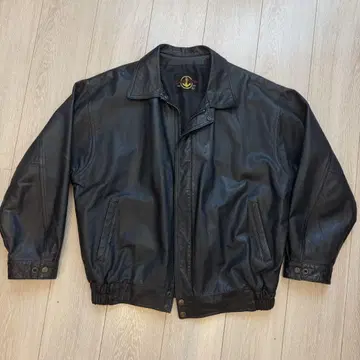 Trade mark 소가죽 가죽 자켓 싱글 라이더 짧은 기장