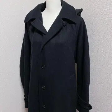 salt&pepper 입고 벗기식 울 스텐카라 코트 라이트온 블랙