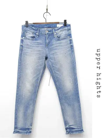 K438/UPPER HIGHTS THE THIN 앵클 데님 24 파랑