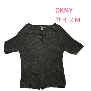 DKNY 반팔 니트 M 사이즈 블랙