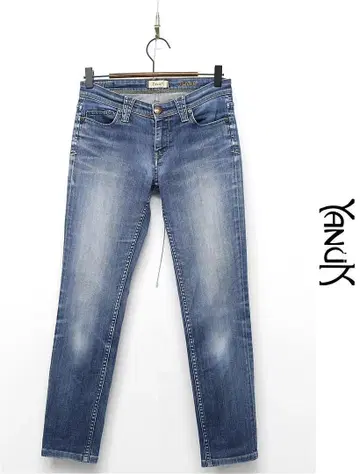 K440/YANUK PATRICIA 스키니 데님 스트레치 27 파랑