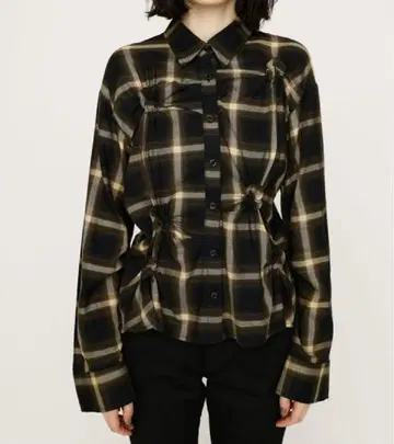 sly CHECK KNOT DETAIL 셔츠
