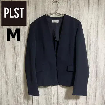 [새상품급] 플라스테 PLST 노카라 자켓 네이비 M