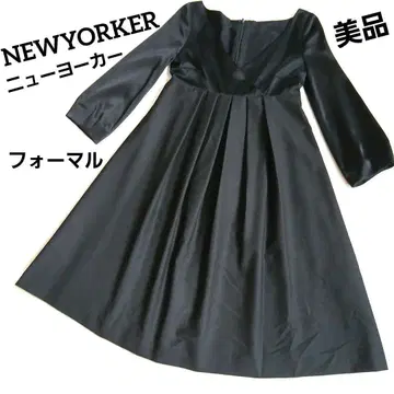 새상품급 NEWYORKER 뉴요커 블랙 A라인 원피스