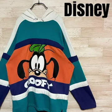 Disney 구피 긴팔 오버 사이즈 후드티 파일 안감 M