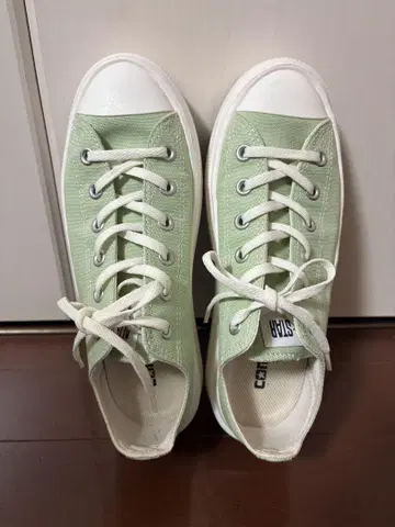 새상품급 통굽 컨버스 ALL STAR 로우컷 스니커즈