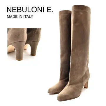 [ 미사용급 ] NEBULONI E. 네브로니 롱 부츠 스웨이드 35