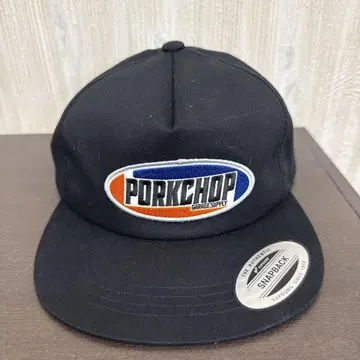 PORKCHOP 블랙 야구 모자