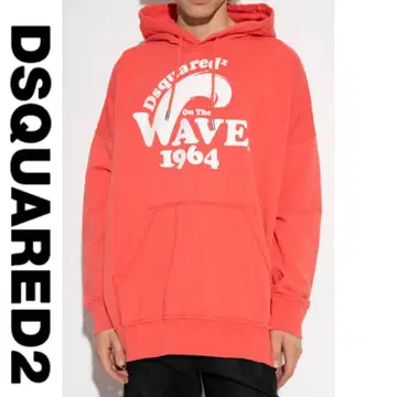 새상품 11만 엔 DSQUARED2 코랄 후드티 후디
