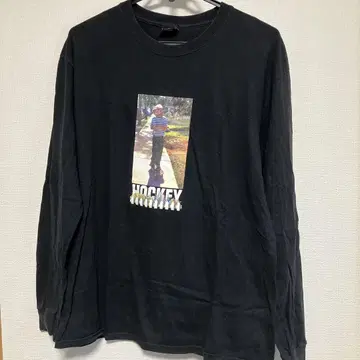 HOCKEY 블랙 긴팔 티셔츠 L