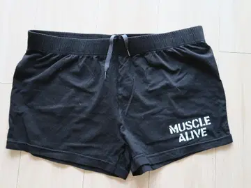 0508_MUSCLE ALIVE 블랙_트레이닝 숏팬츠_2XL