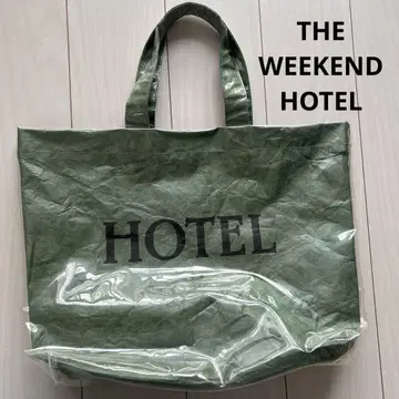 THE WEEKEND HOTEL PVC 백 대 카키