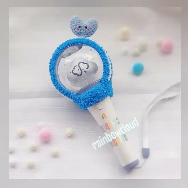 딸랑이 아미밤 응원봉 커버 하트형