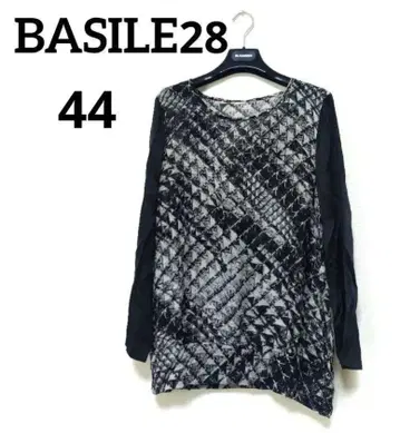 루즈한 사이즈 BASILE28 바레28 실크 블라우스 44