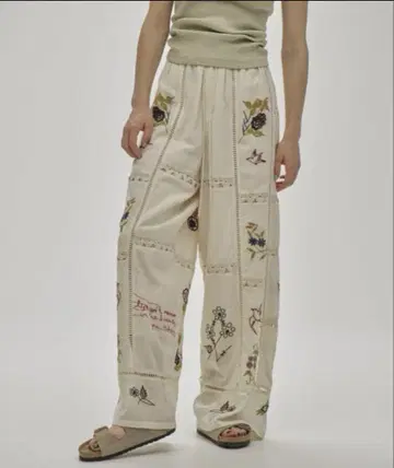 Todayful Embroidery Patchwork Trousers