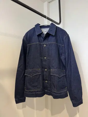 DUFFER 다크 네이비 데님 자켓
