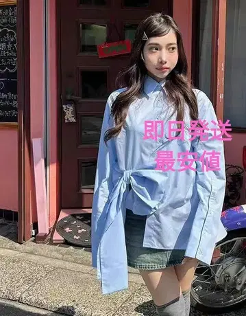 bibiy RUBY RIBBON 셔츠 리본 셔츠 bibiy.