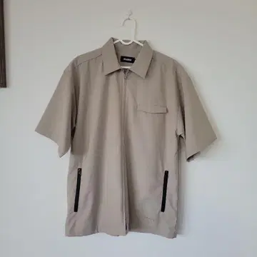 X-LARGE ZIP UP 반팔 셔츠