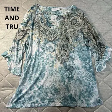 TIME AND TRU 상의 L 티셔츠 반소매