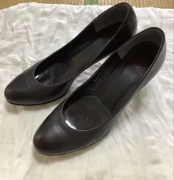 블랙 플레인 펌프스 22.5cm