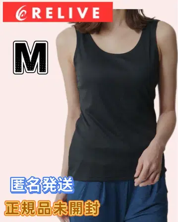 재고 처분 라이브 셔츠 M 이너 슬리브리스 여성용 리커버리 의류