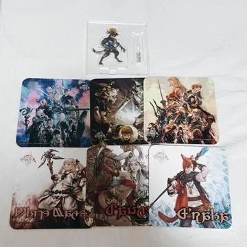 FF14 에오르제아 카페 코스터 아크릴 스탠드