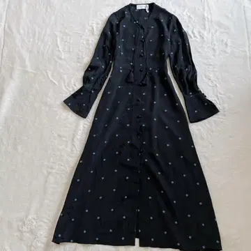 Mame Kurogouchi Pedicel Jacquard Dress