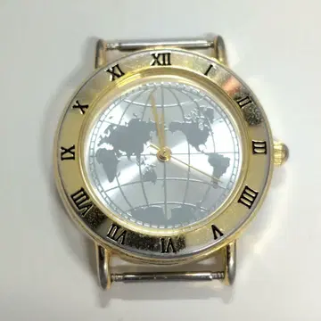 [ 정품 작동품 ] 지구본 디자인 쿼츠 손목시계