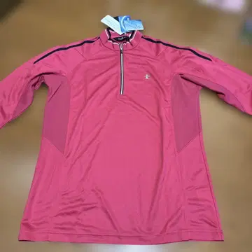 Munsingwear 핑크 하프 지퍼 L