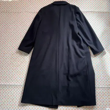 코지 멜톤 테일러드 코트 긴 길이 블랙 3XL