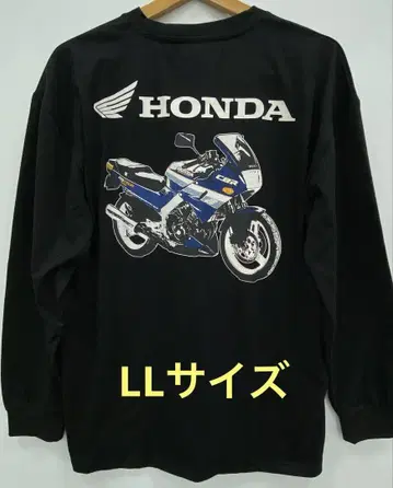 혼다 HONDA 바이크 CBR 긴팔 T셔츠 블랙 LL사이즈