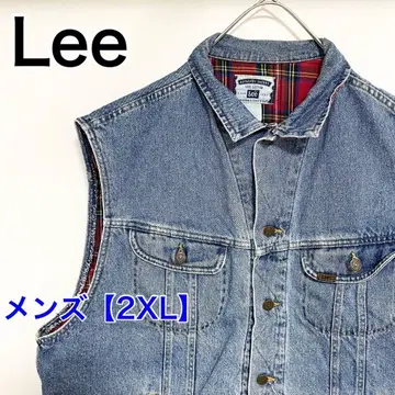 YBF33 [US 수입 ] Lee 자켓 베스트 [남성용 2XL] 데님