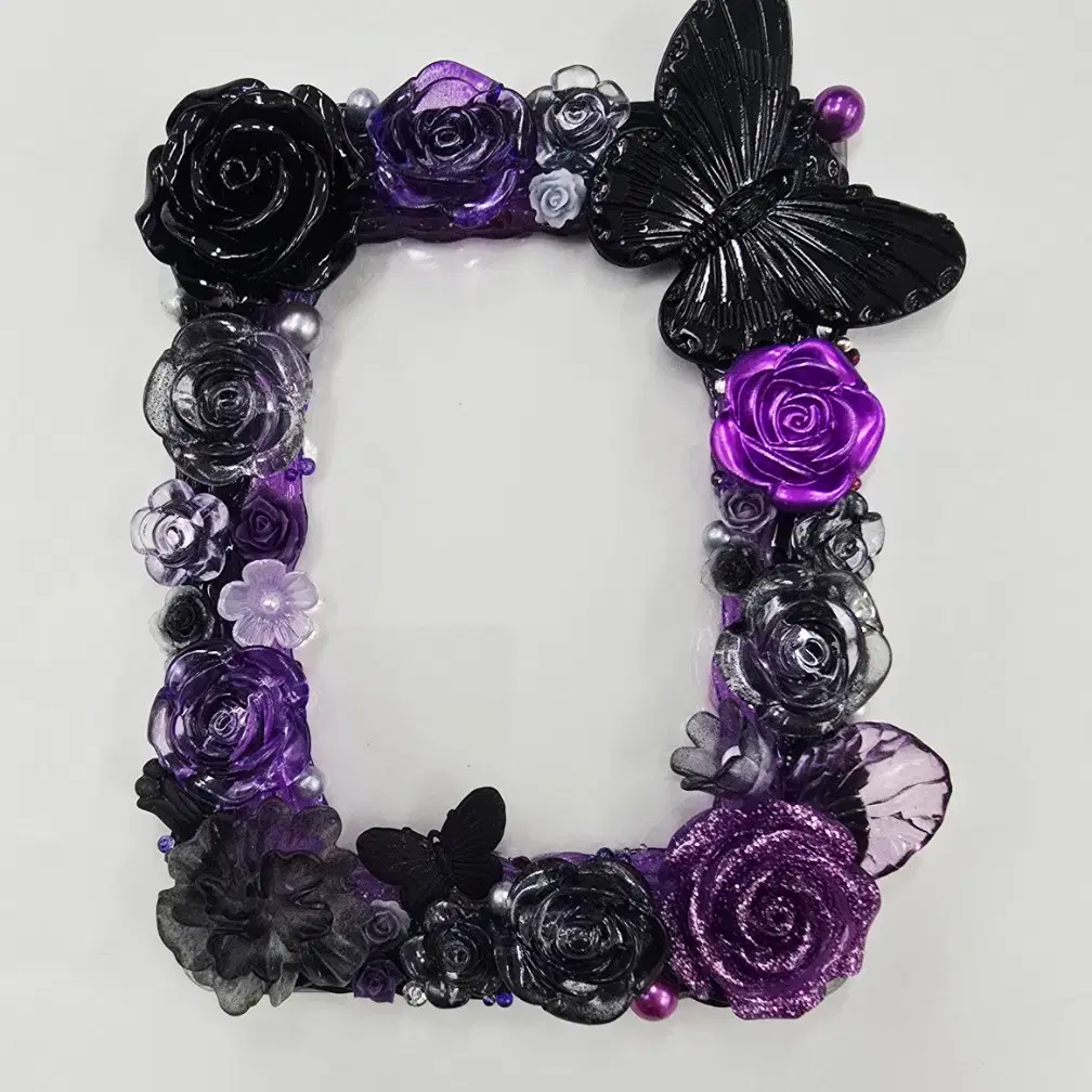 Black Purple Two-Tone Decoden Top 꾸 Poca Holder