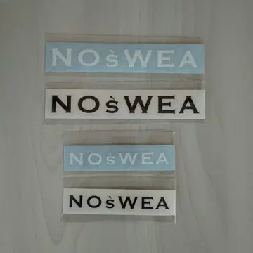 NOsWEA 스티커 4개 세트