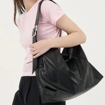 TinaJojun 블랙 BIG 숄더백 F 사이즈