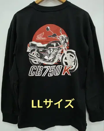 혼다 HONDA 바이크 CB750K 긴팔 T셔츠 블랙 LL 사이즈