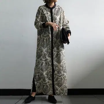 antiqua 토와르 드 주이풍 셔츠 원피스