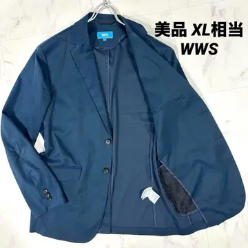 [ 새상품급 ] WWS 워크웨어 수트 테일러드 네이비 XL 상당 스트레치