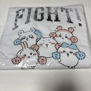 치이카와 (먼작귀) 원피스 T셔츠 칼리지풍 FIGHT!