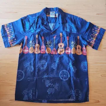 Hawaiian Togs 알로하 셔츠 L 사이즈 네이비