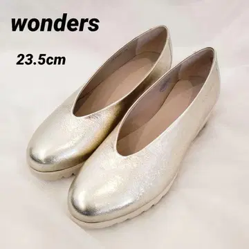 새상품 wonders 원더스 슬립온 통굽 스페인산 23.5cm