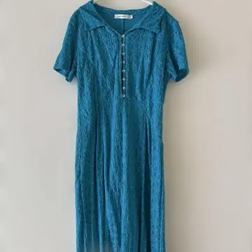 MOUSSY 틸 반팔 롱 원피스