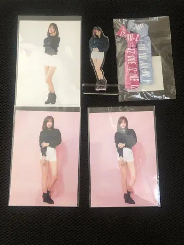 이유진 포토 카드 아크릴 스탠드 리스트 밴드 세트